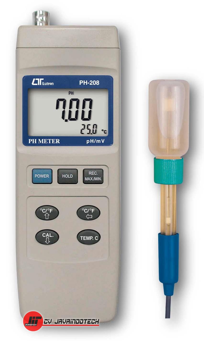 Review, Spesifikasi, dan Harga Jual pH Meter Lutron PH-208 pH Meter original, termurah, dan bergaransi resmi