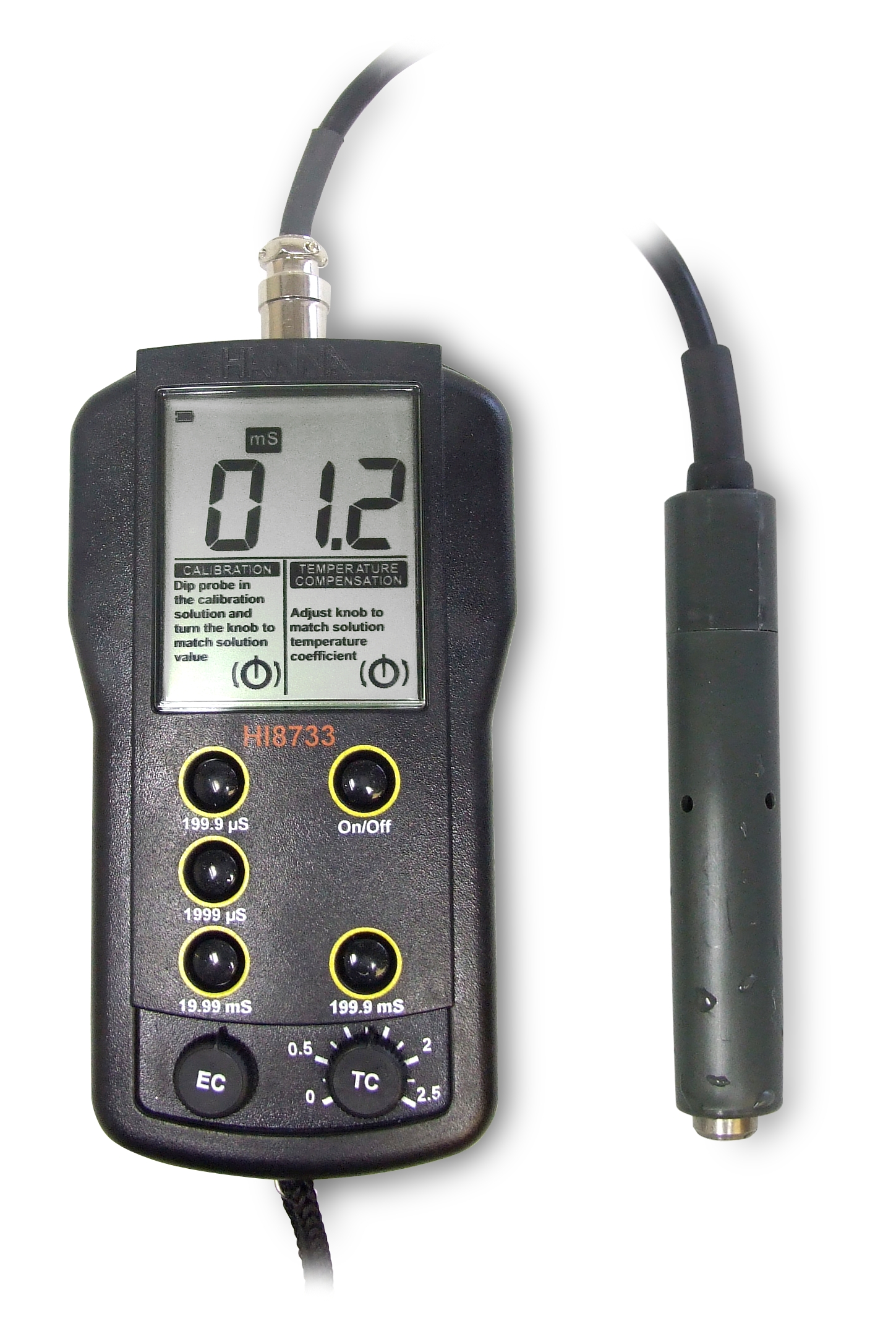 Review Spesifikasi dan Harga Jual Hanna Instruments HI-8733N Multi-Range Conductivity Meter original termurah dan bergaransi resmi