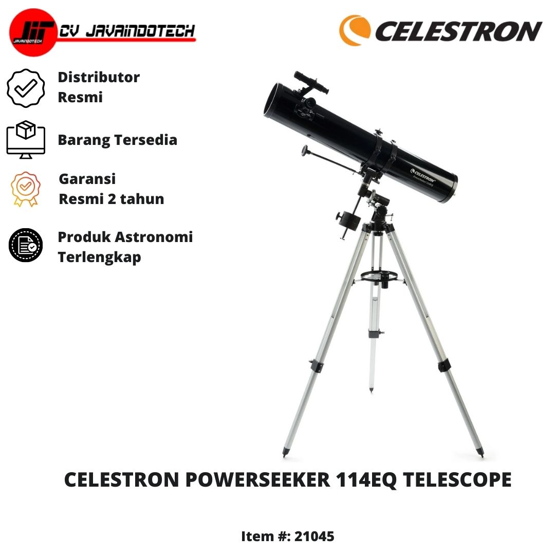 PowerSeeker 114EQ Telescope Celestron - Distributor Resmi Teleskop ...